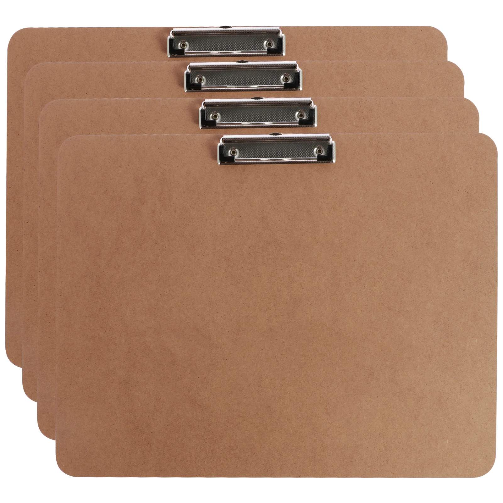 

4Pcs A3 Clipboard Landscape Engineered Wood Drafting Boards Portable Office Clipboard Universal Hanging Hardboard Clipboard
