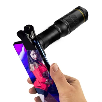 32x22x4K Professional Telescope Monocular HD Zoom Phone Lens Camera Telephoto with Tripod Metal Telescope for Tourism