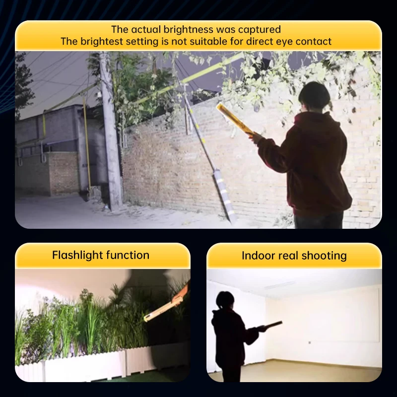 Super Bright LED Magnetic Work Light 10W/20W/30W with Hook USB Rechargeable Work Lamp Bar For Car Repair Outdoor Lighting ﻿