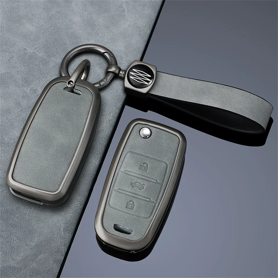 Car key cover case skin holder set protector fob for Changan CS75 EADO CS35 RAETON CS15 V3 V5 V7 2button remote key Holder Shell