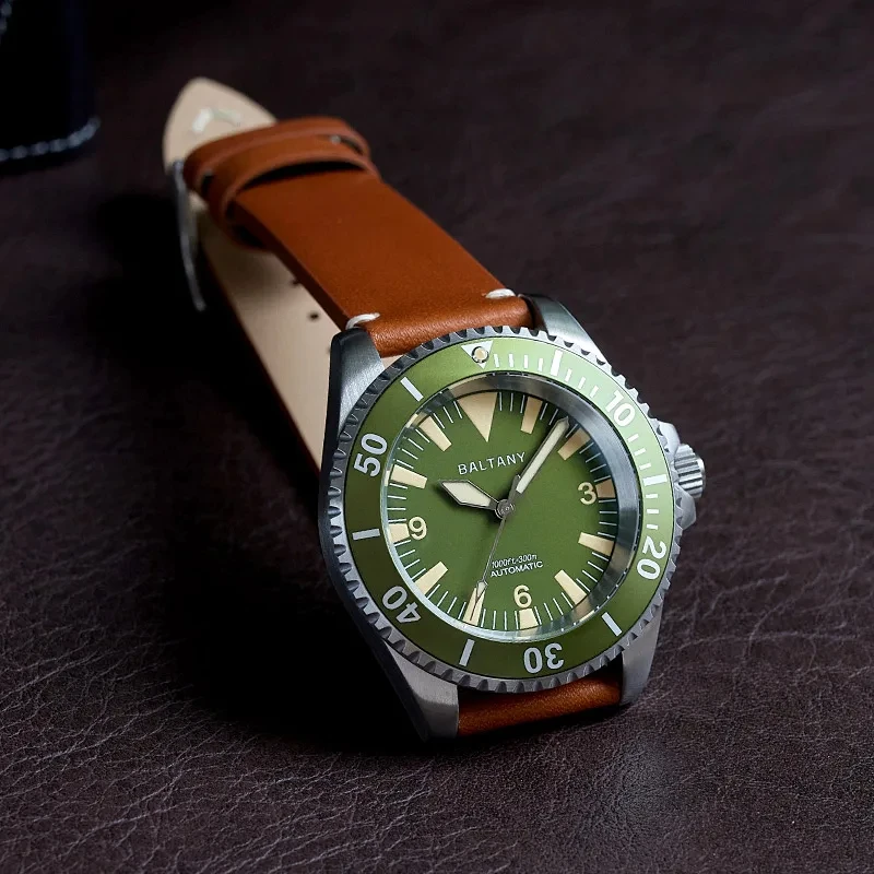 Retro zegarek nurkowy woda duch Tribute zegarek 42mm szafir 200M wodoodporne wojskowe automatyczne mechaniczne zegarki męskie