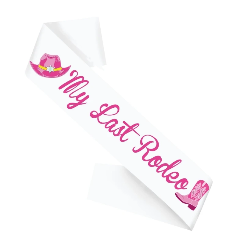 

SATINED SASH WESTER TAY -вечеринки плеча для празднования Bachelorettes Y166