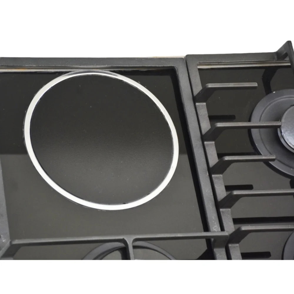 Elettrodomestico da cucina portatile intelligente da incasso a gas in vetro temperato e fornello elettrico per uso domestico