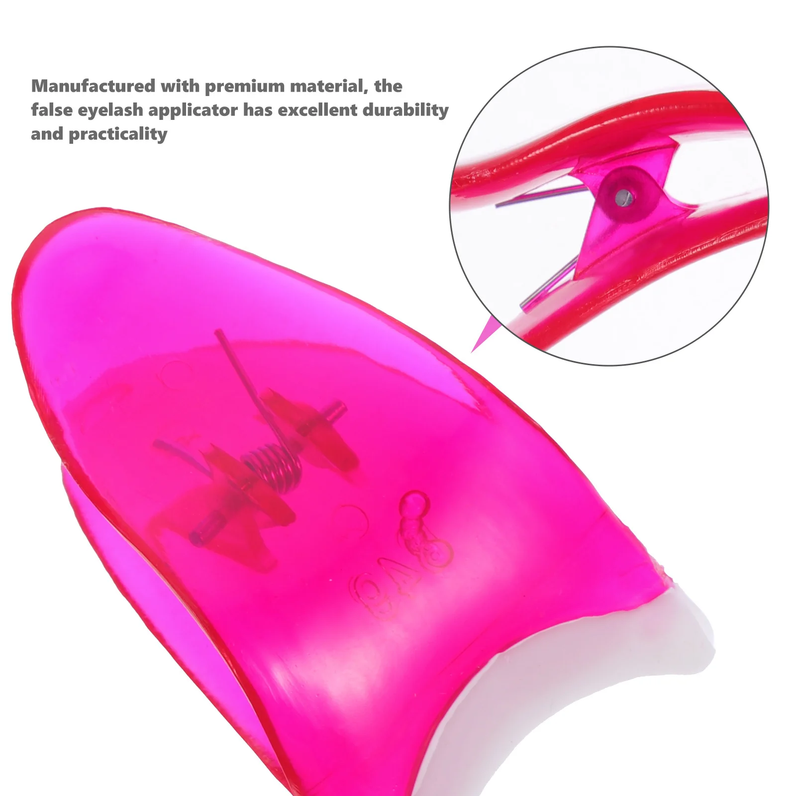 False Eyelash Applicator Tool Blue Compact Lash Helper for Quick Easy Application Enhance Your Hot Shiny Eyes Makeup Style