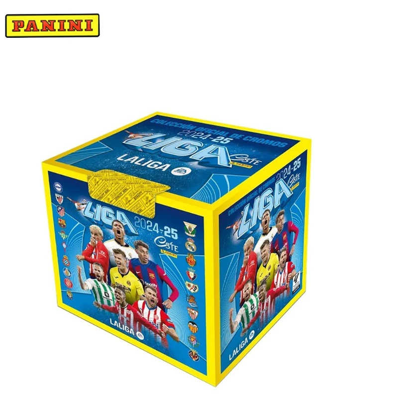 Panini 2024-2025 Spanish Club Soccer Sticker Display Box Album Flash Rare Hobby Collection Vintage Holiday Gift for Football Fan