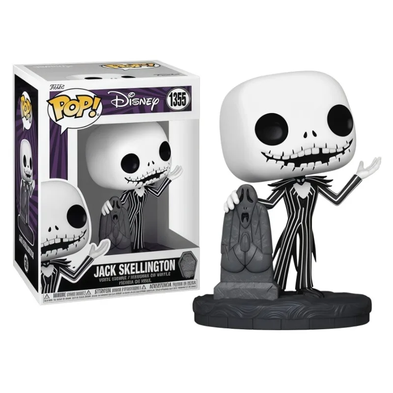 Funko Pop Disney Jack Skellington Vinyl Figure Official Collectible Cartoon Merch Home Desk Decor Gift for Animation Enthusiasts - view 3