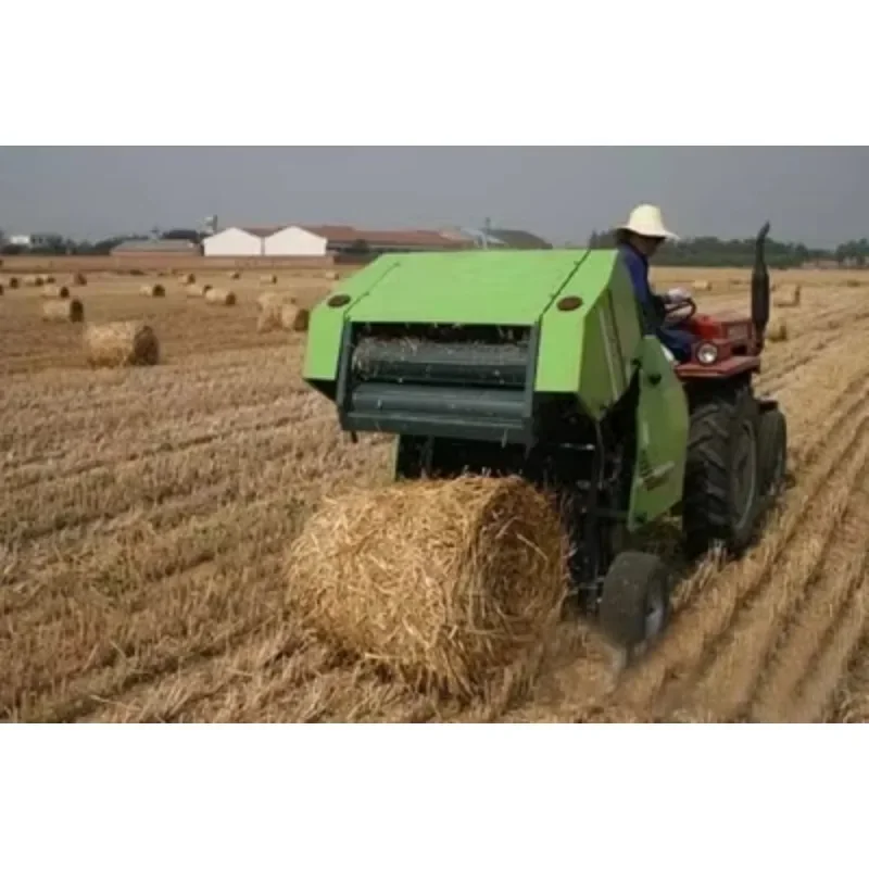 

【Best-selling】Baler Round Straw Bale Baling Machine Agricultural Multifunctional Large Straw Baler Grass Raking Baler
