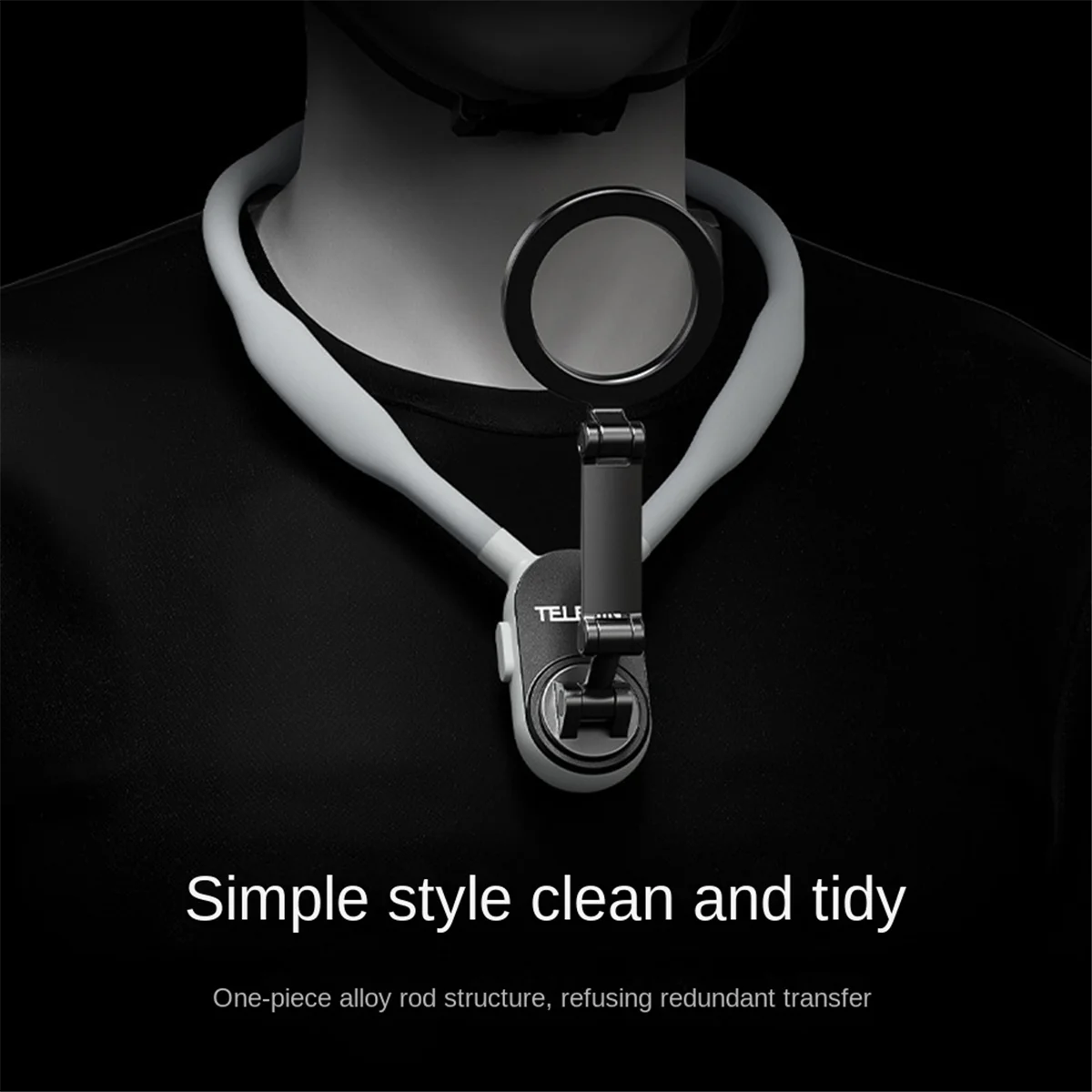 Silicone Magnetic Neck Mount Quick Release Hold for Smart