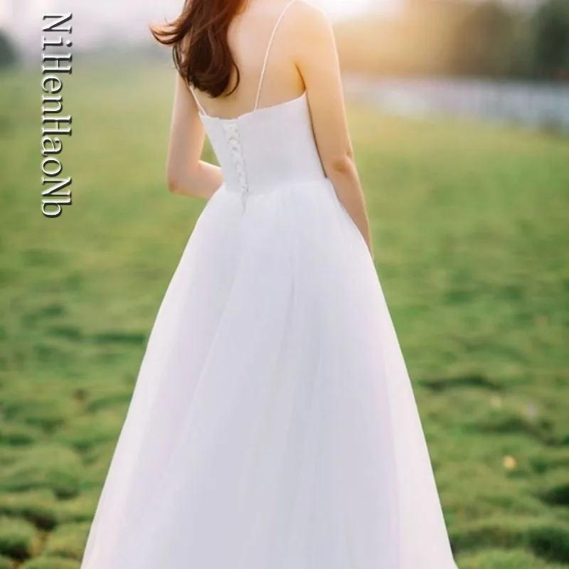 Séance Photo Robe De Mariée 2025 Robe De mariée Robe De mariée longueur au sol robes De Novia Robe De mariée