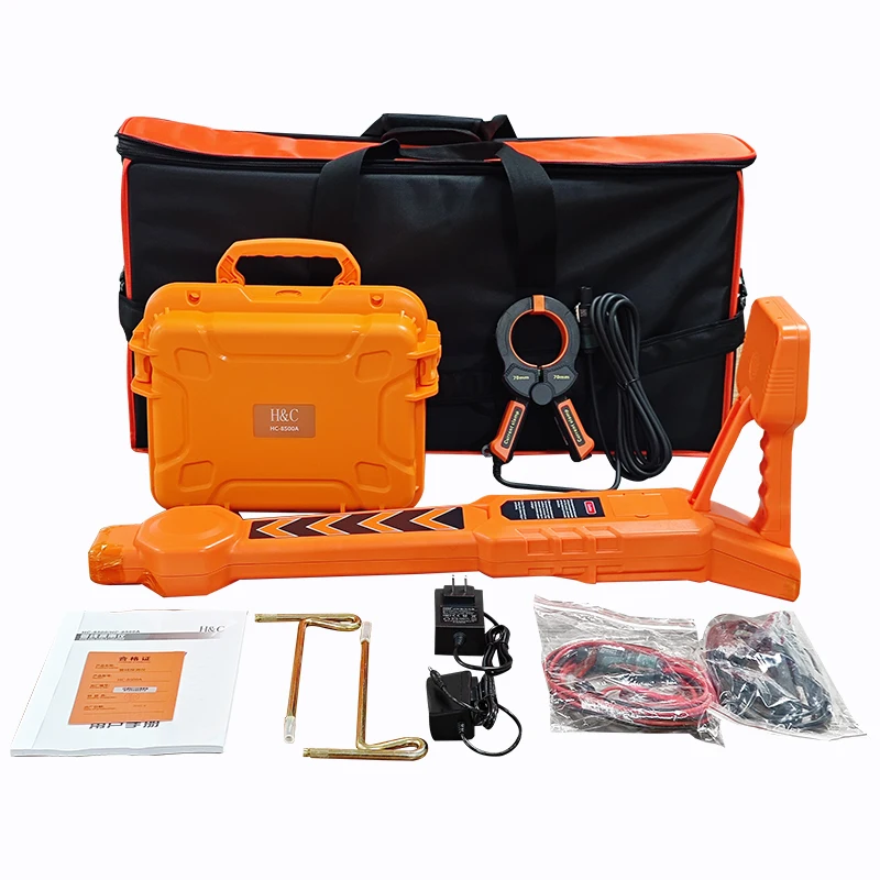 H&C-8500A Path Depth Detector Cable Finder Tracer Underground Pipeline Power Cable Locator For Utility Locating Services