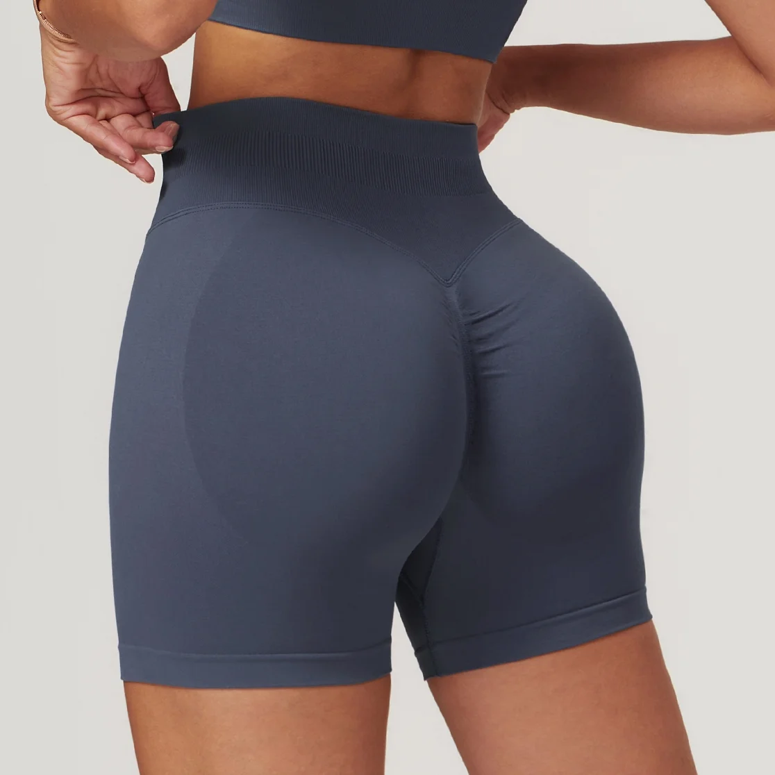 

Seamless High Waist Yoga Shorts Women Hip-lifting Gym Shorts Quick-drying Sports Running Shorts Fitness Pants Tights Gym Clothes