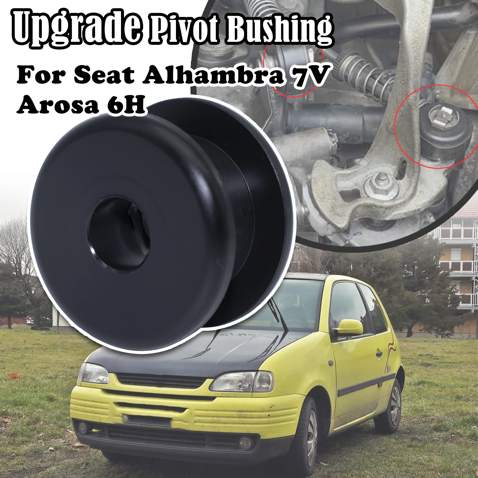 

For Seat Alhambra 7V Arosa 6H Upgrade Pivot Bushing Manual Gear Selector Shift Cable end Linkage Lock Washer Retaining Clip