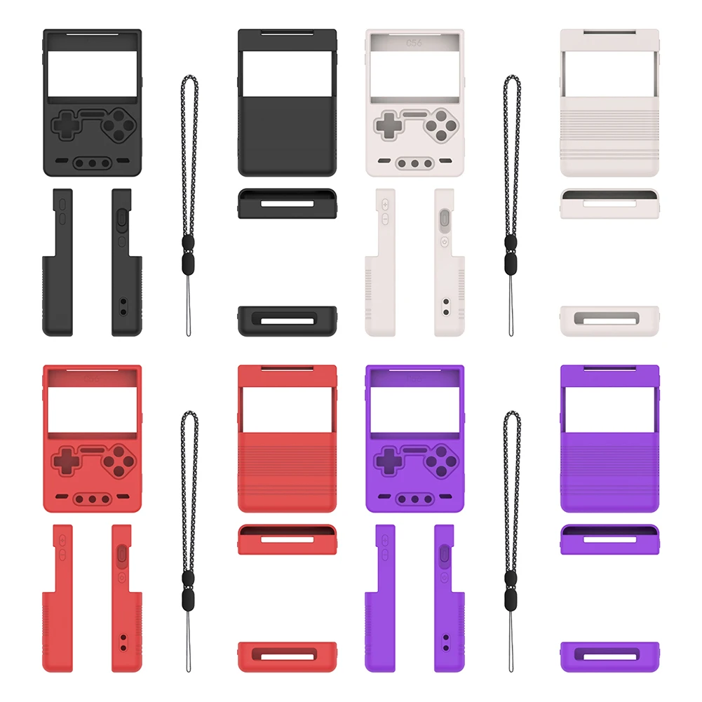 

Силиконовый защитный чехол с защитой от царапин и ремешком, мягкий чехол для Trimui Brick, игровые аксессуары