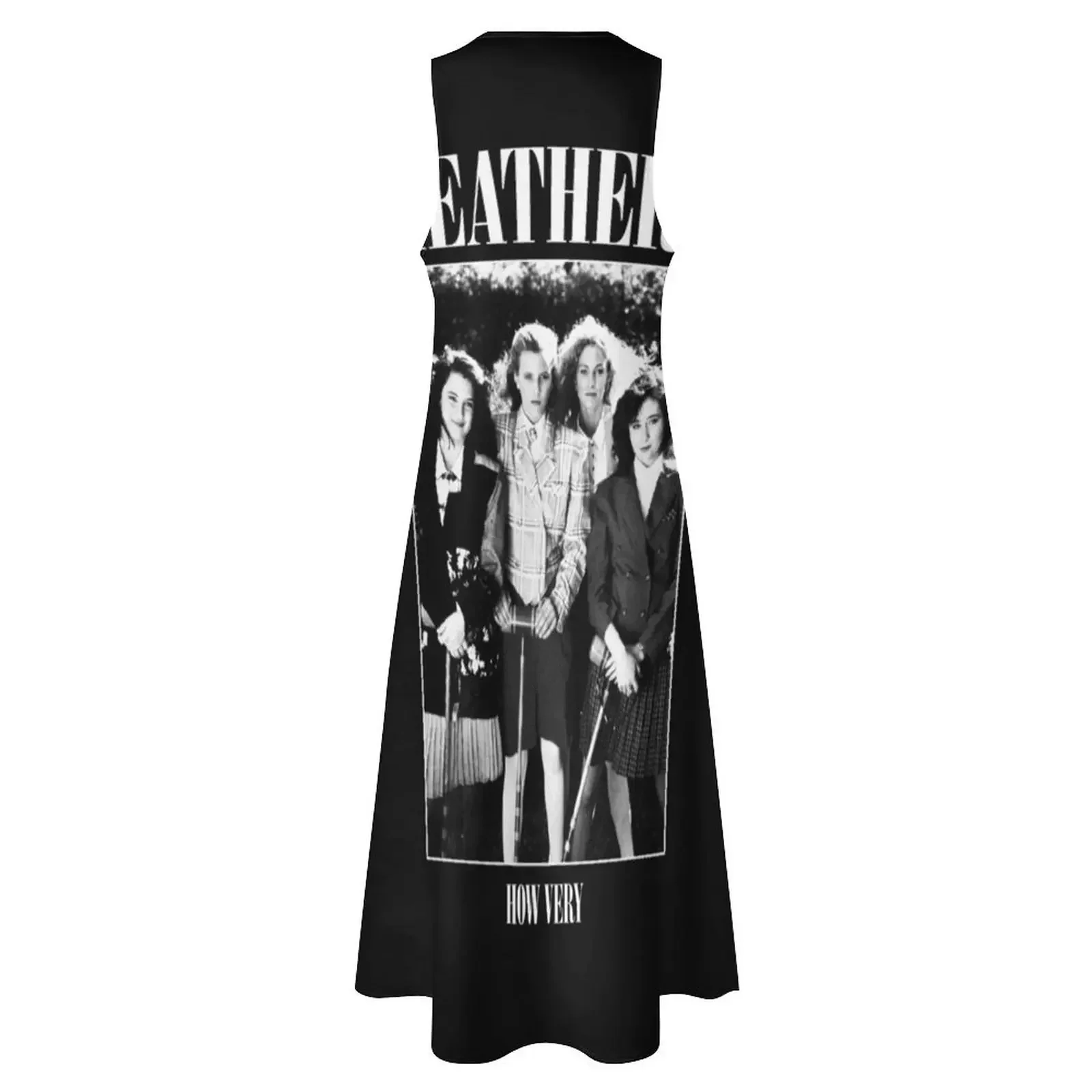 Heathers: How Very - 록 셔츠 패러디 롱 드레스 드레스 여름 드레스 여성 2025 파티용 웨딩 드레스