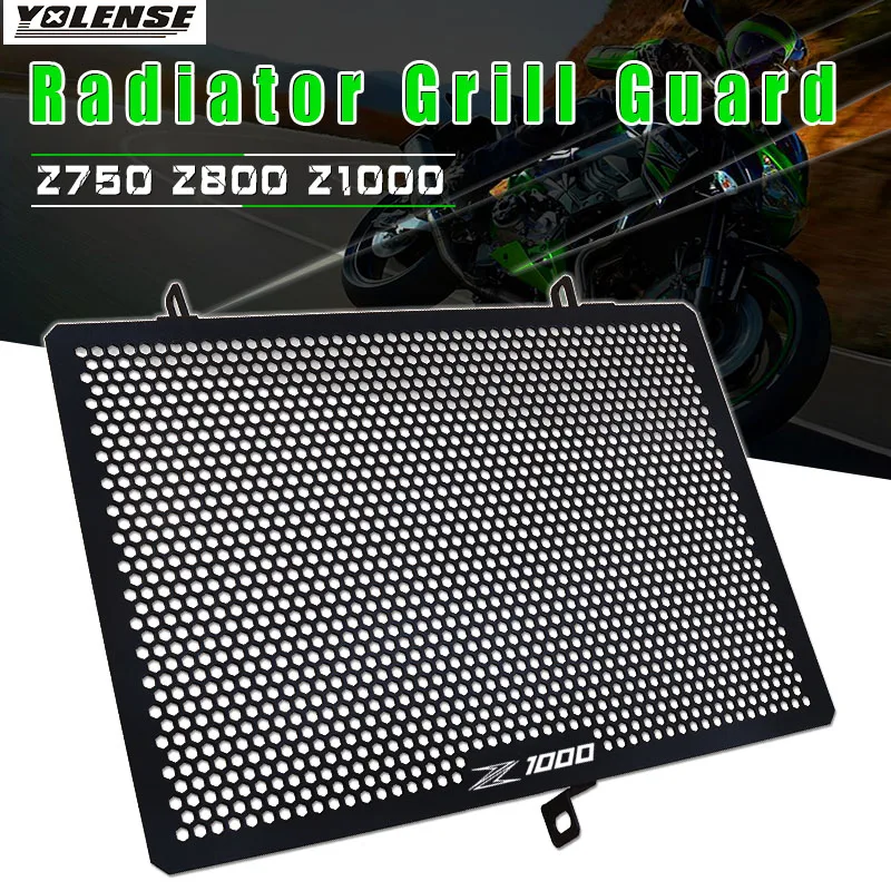Motorcycle Radiator Grill Guard Cover Protector fit For Z800 Z750 Z1000 Z1000SX Z 750 800 Z1000R