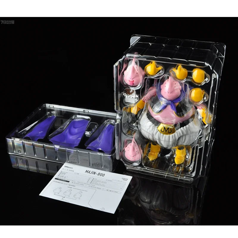 In Stock Bandai Original SHF Dragon Ball Majin Buu Anime Figure Joints Movable Model Toys Collectible Ornaments Gifts Children