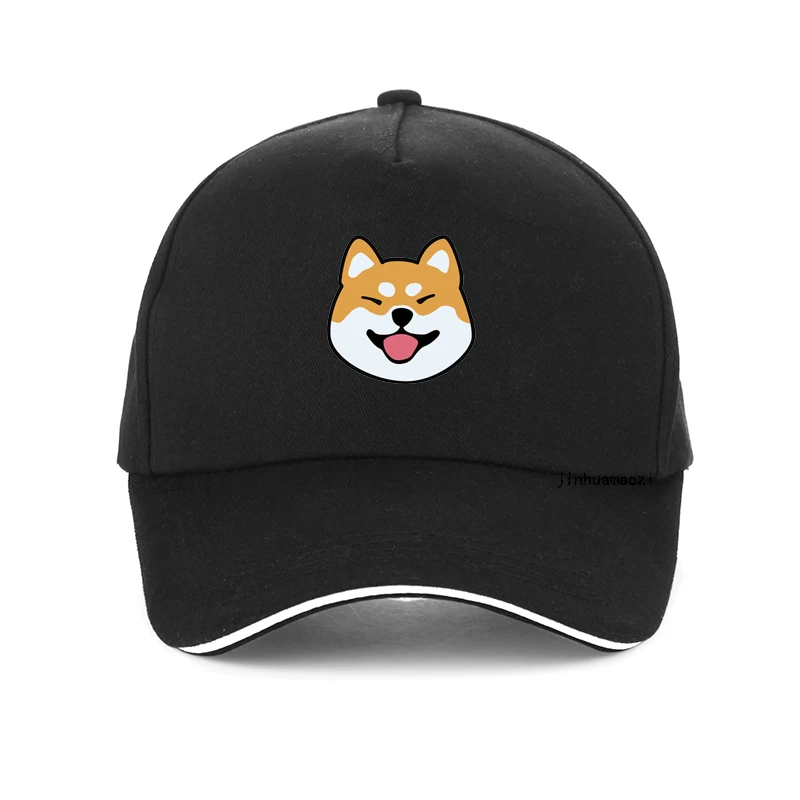 

fashion Men Creative Cute Dog Shiba Inu Pattern Baseball Hat Summer Women adjustable Cartoon hip hop snapback hats