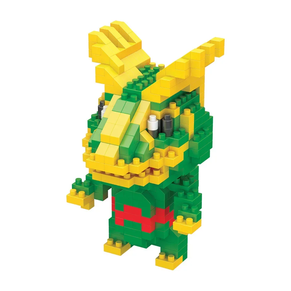 DIY Pokemon Blöcke kleine Cartoon Mini Baustein Pikachu Charizard Eevee Mewtwo Anime montieren Action-Modell Puppen Spielzeug