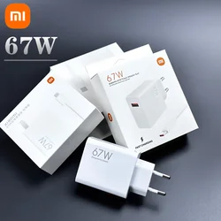 Original Xiaomi 67W Charger Fast MDY-12-EH EU Plug Charge Power Adapter For Mi 12 11 Ultra RedMi Poco X5 X4 Usb 6A Type C Cable