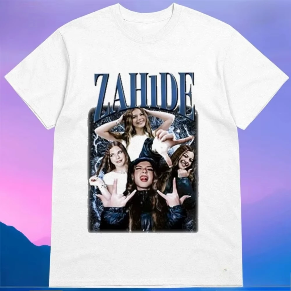 Nuevo Zahide Ballert Auf Lautlos Camiseta de algodón limitada-Camiseta Unisex Hiphop Merch Tee hombres mujeres cuello redondo moda Y2k SummerTops