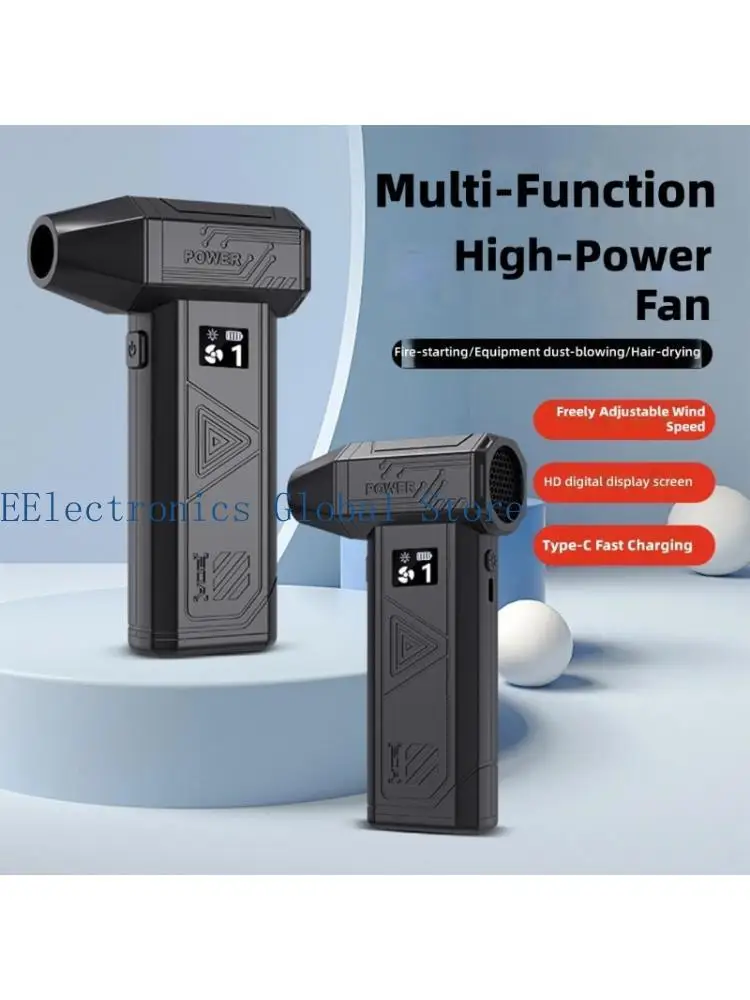 

462B 130000RPM Cordless Air Duster Blower With Highly Speed Turbines and USB Charging for Quick Dust Removal