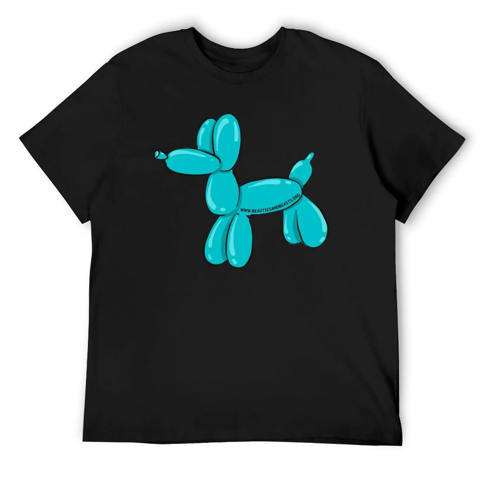 

Balloon Doggie Teal T-Shirt summer 2025 custom t shirt shirts graphic tees mens cotton t shirts