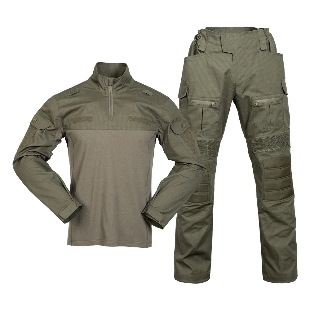 Spring and Autumn new, frog suit long-sleeved suit, elastic and breathable outdoor camouflage training suit