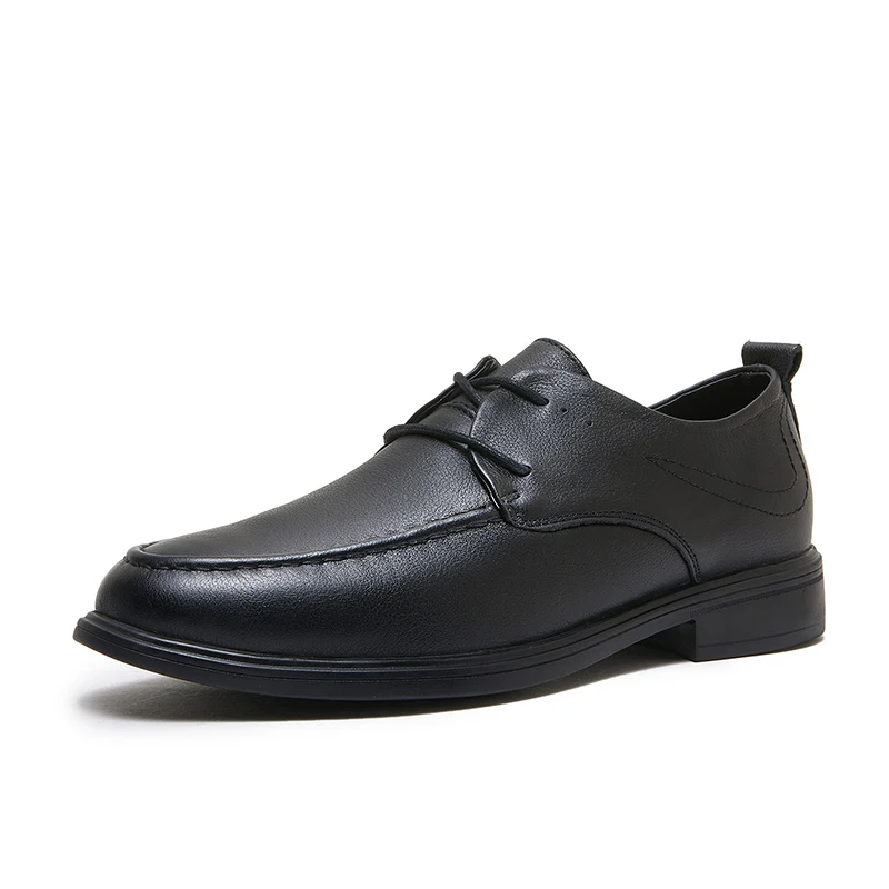 

Genuine Leather Mens Dress Shoes Black Formal Social Shoe Male Business Wedding Derby for Man Luxury Italian Oxford Loafers