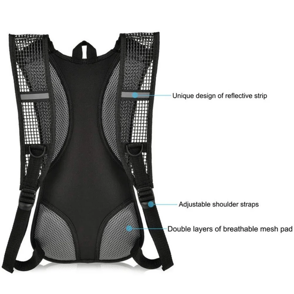 Waterproof Tactical Hydration Backpack with 3L Bladder Outdoor Sport Water Bag Backpacks For Running Cycling Tourism and Camping