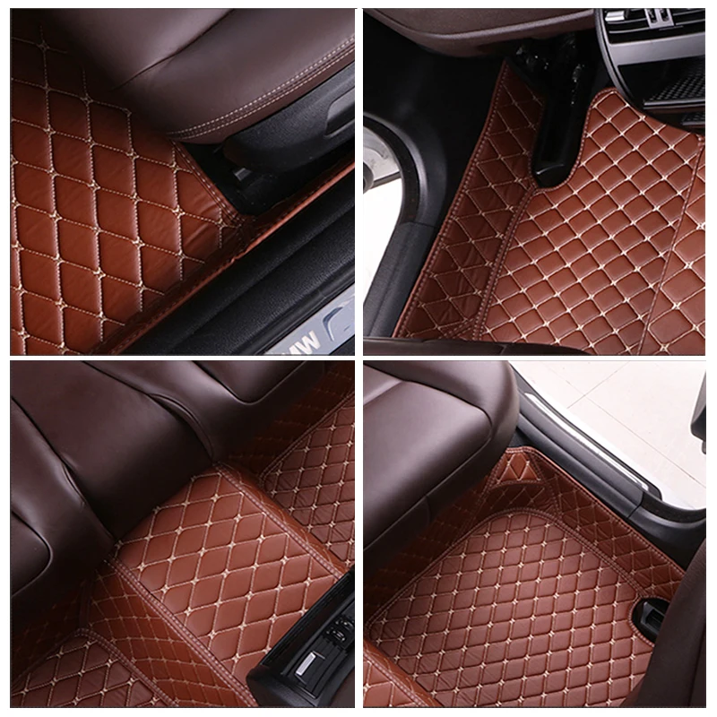 MIHAYO-alfombrillas 3D de PU para coche, alfombrillas con detalles personalizados, para Peugeot 308, 2012, 2013, 2014, 2015, 2016, 2019