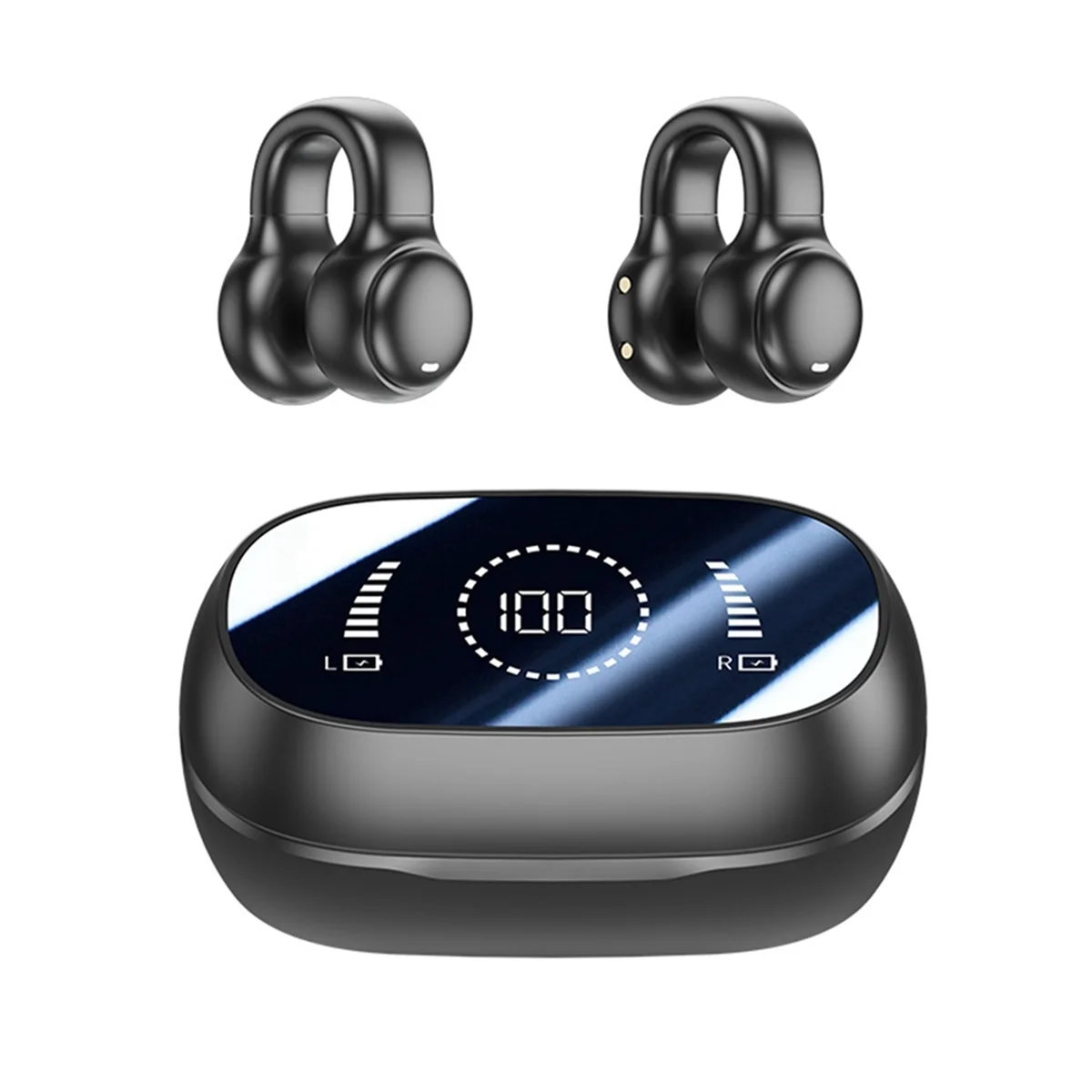 

M86K High Quality Bone Conduction Wireless Headphones Bluetooth Noise Reduction Sports Gaming Headphones Black