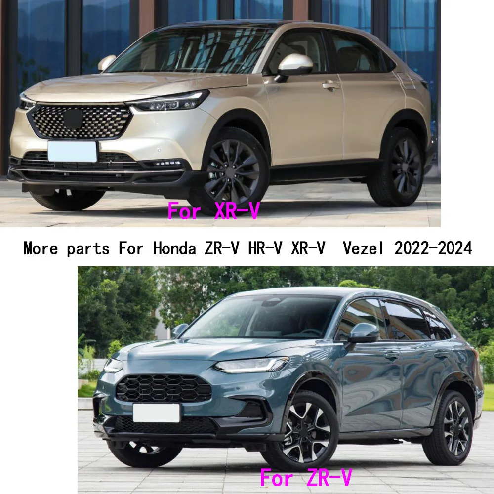 For Honda XR-V ZR-V HR-V Vezel 2022 2023 2024 Rear Side Window Louver Vent Cover Trim ABS Exterior Car Accessories Decor HRV ZRV