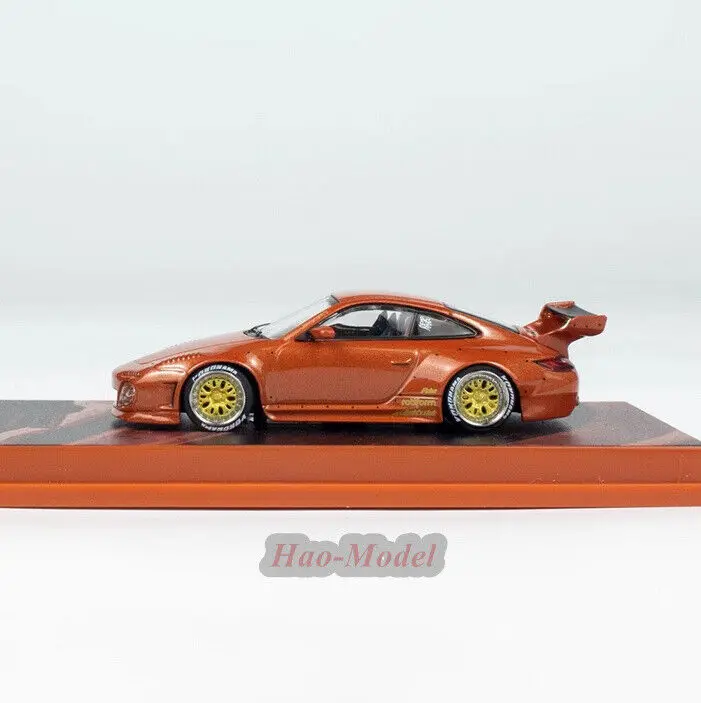 TW 1/64 For Old&New 997 Modified version Alloy Diecast Model Car Kids Toys Boys Birthday Gifts Hobby Display Collection Orange