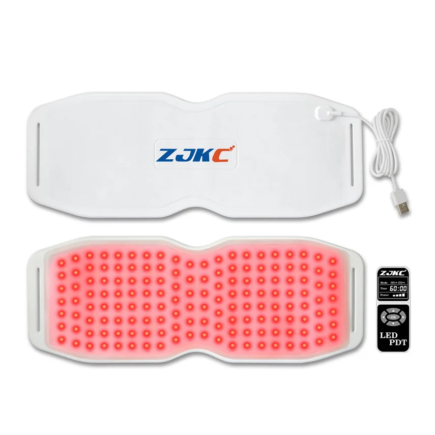 

ZJKC 24W 660nm 850nm 940nm Light Therapy Machine Heating Pad Belt Red Infrared Light Treatment for Pain Relief Back Shoulder