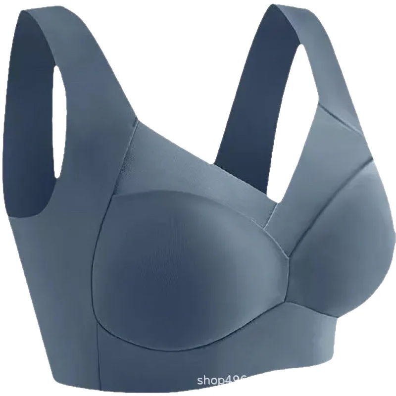 2026 New Women Lace Sport Bras Plus Size Seamless Bra Bralette Backless Lady Brassiere Vest Female Gathers Shock-Proof Wireless view 6