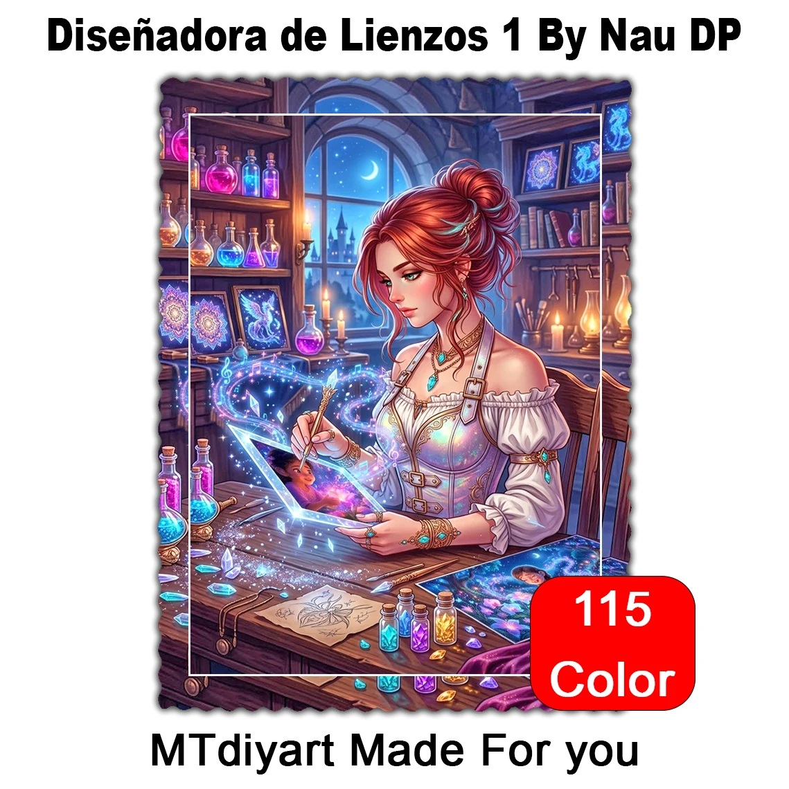 Diseñadora de Lienzos 1 By Nau DP 115 Colors 50x50 70x70 Diamond Painting - AliExpress 15