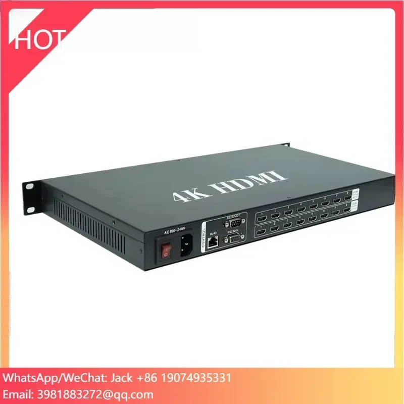 GuanpinxinManufacturer Matrix Video Processor 1 * 24HDMI Interface Digital Hybrid Matrix Switching Distributor Monitoring Host