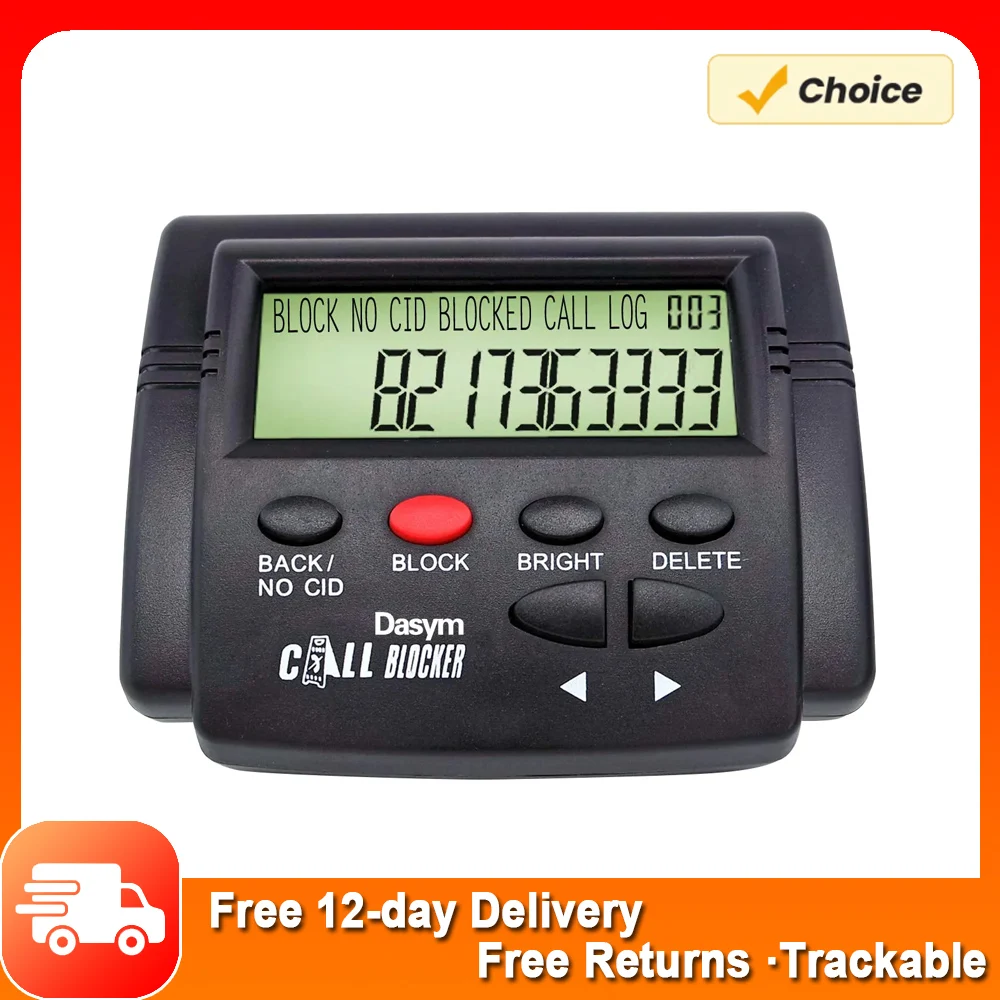 Call Blocker for Landline Phones Telephone 2000 Caller ID Box Blocking OneTouch Number Block Device Block Unwanted Robocalls