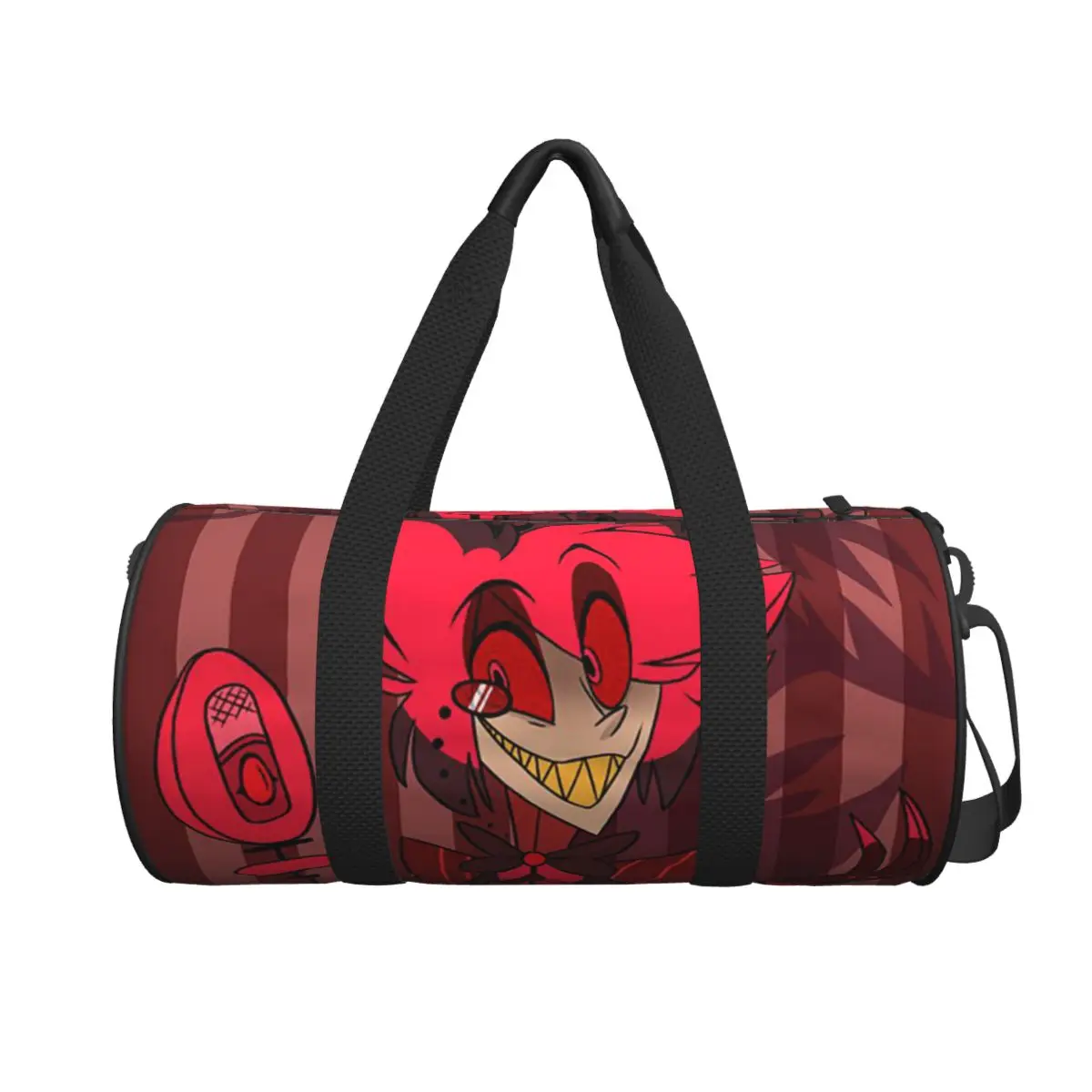 

Креативная Alastor Hazbin Hotels, большая спортивная сумка в стиле аниме, водонепроницаемая дорожная сумка, сумки для фитнеса