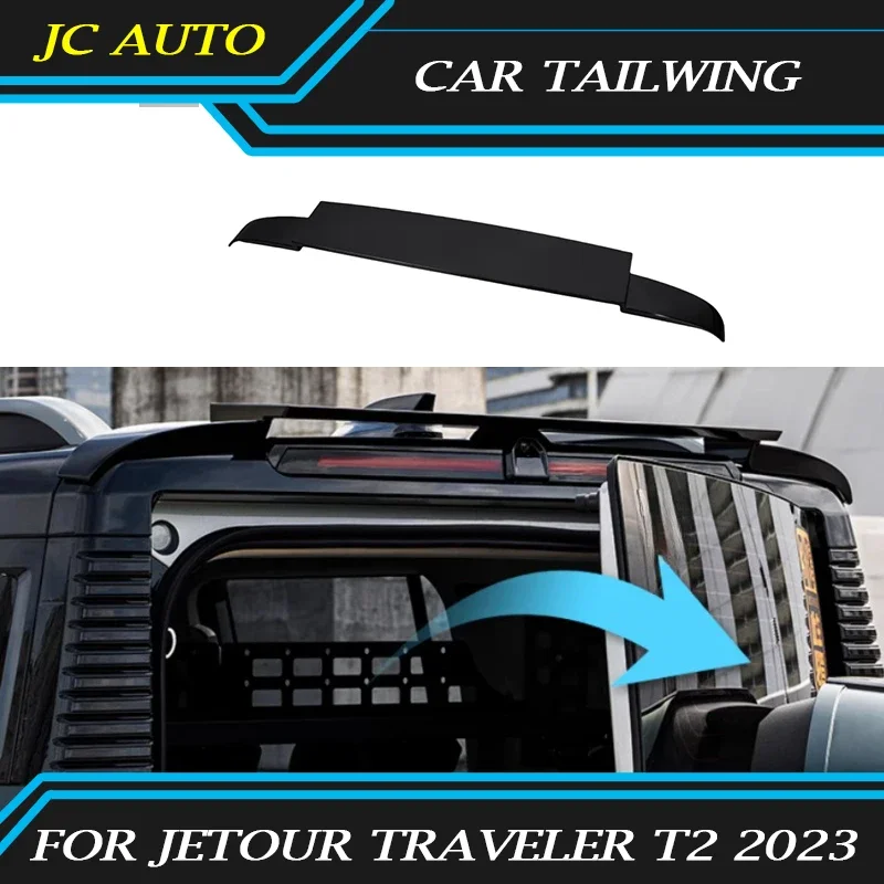 Fit for JETOUR Traveler T2 2023 Car Tail Wing Top Wing High Quality Modified Fixed Wing Rear Spoiler Car Exterior Accessories