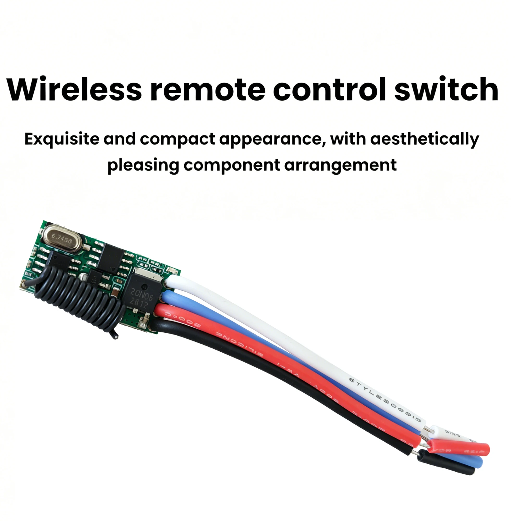Miniature 433MHz RF Transceiver Module DC3V-24V Wide Voltage Wireless Remote Transmitter Receiver Relay For Home DIY Light Motor