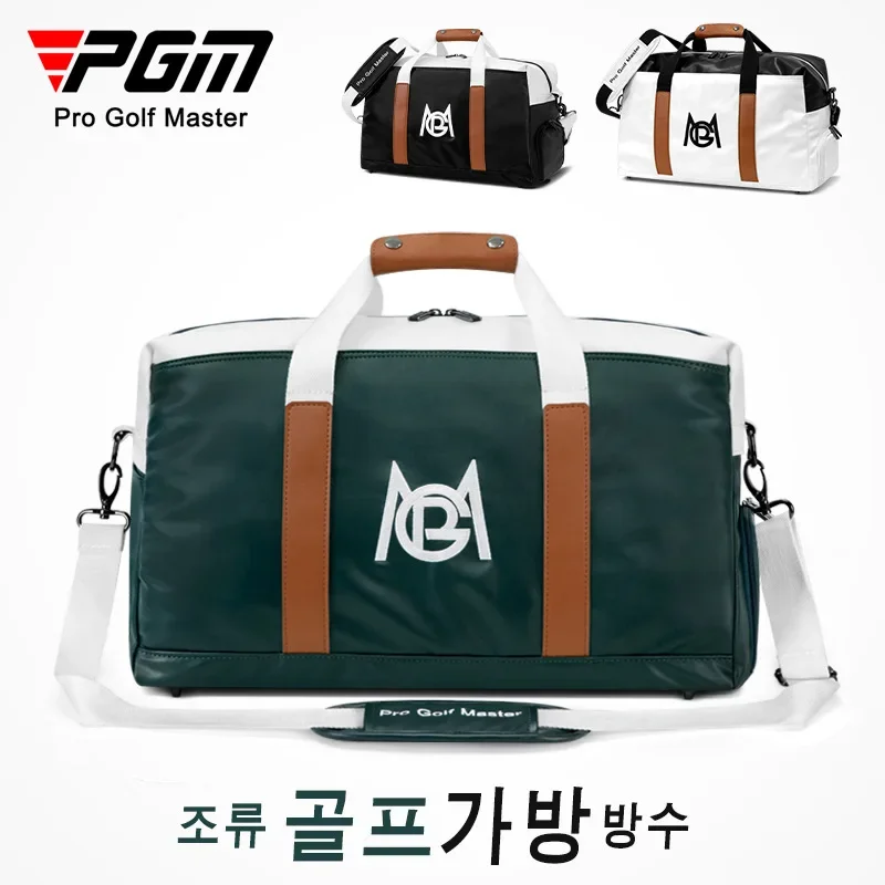 

PGM Men Women Golf Clothing Bag PU Lightweight Waterproof Travel Carrying Bag Independent Shoe Bag YWB043