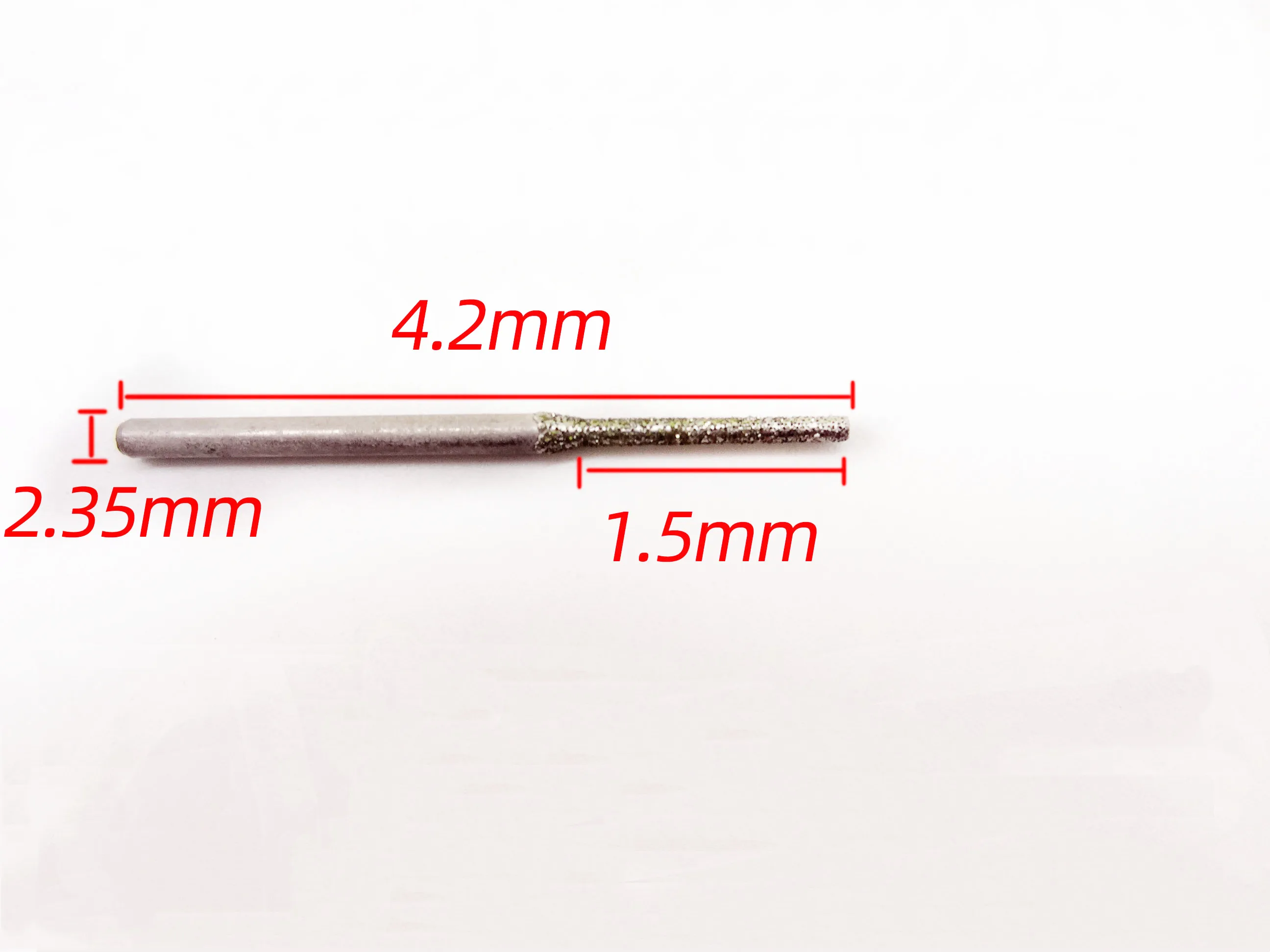 5/10/20 Pcs Diamond Burr Grinding Polishing 0.5-2.5mm Drill Bit 2.35 Shank For Jewelry Engraving Carving Peeled Rotary Tools
