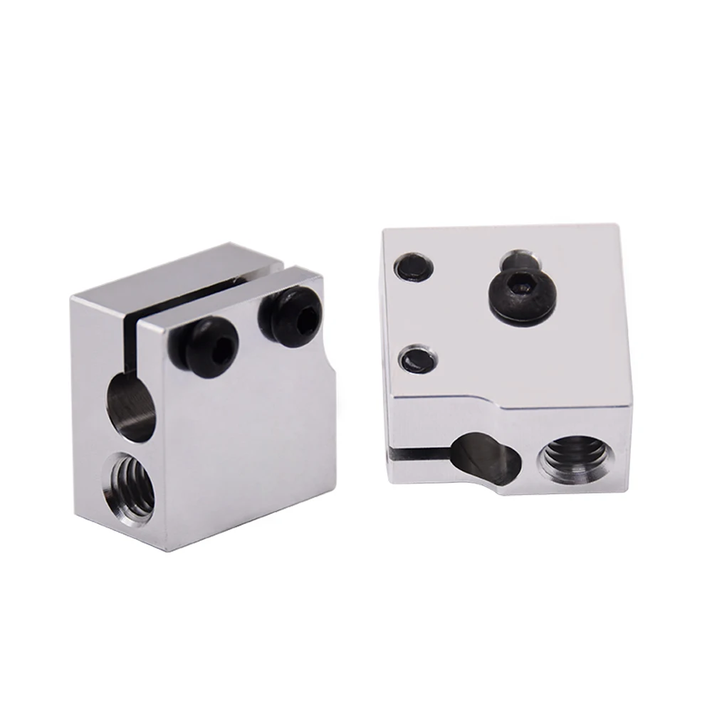 3D printing Spirit parts volcanic hot end eruption heater block heating block 1.75 3mm filament V5 V6 extruder J head aluminum h