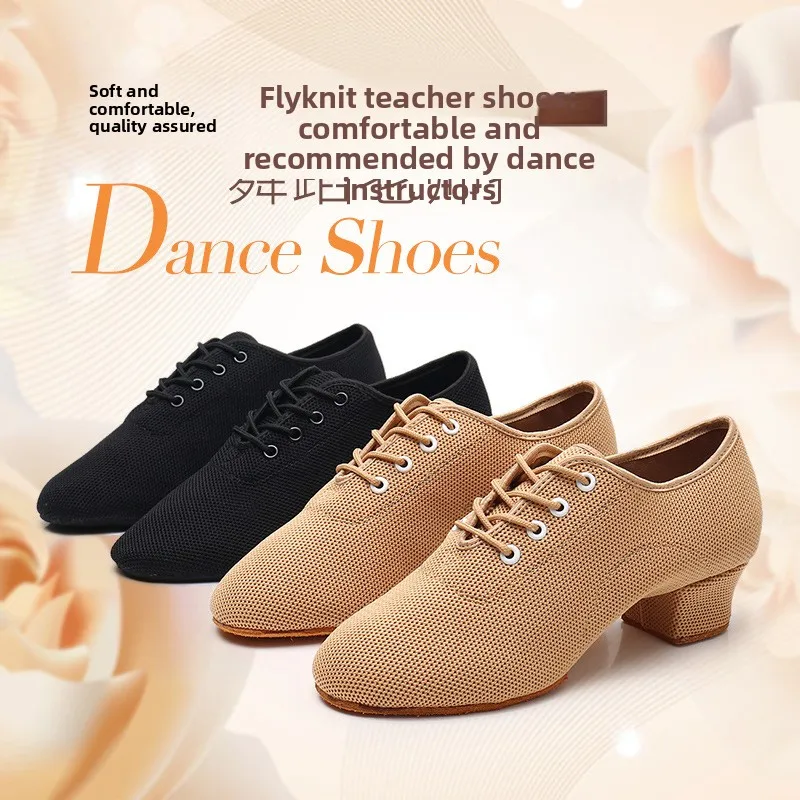 

Dance Shoes Da nce Practice Sh oes High Heels Women's Dan ce Sh oes National Ballroom Da nce Jazz Dance Teacher Shoes