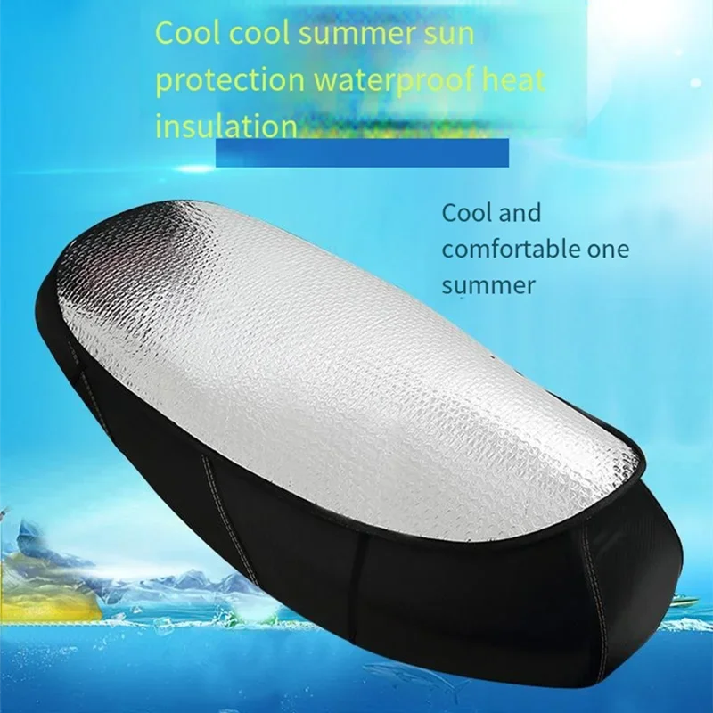 

Reflective Sunshade Cushion Cover for Electric Vehicles & Motorcycles - "Breathable Comfort", Dust-Proof & Insulated