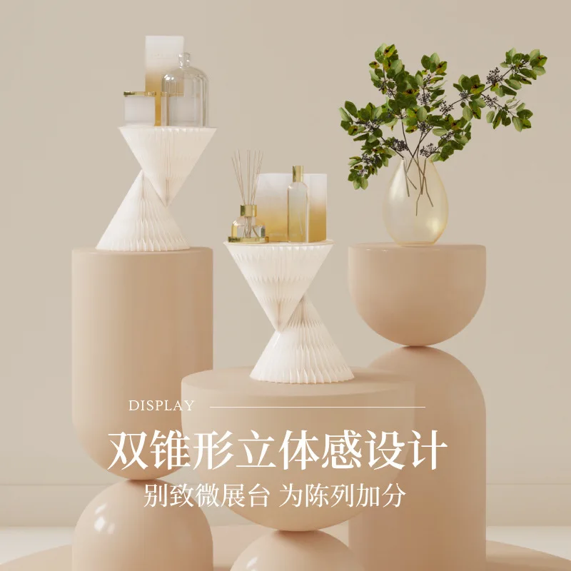 Rak Display Rak Lipat Portabel Micro Booth Gaya Nordic Pameran Pusat Perbelanjaan Rak Display