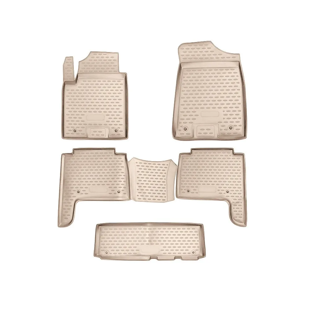 

Floor Mats Liner for Infiniti QX56 2010-2013 Beige TPE All-Weather 5 Pcs United States