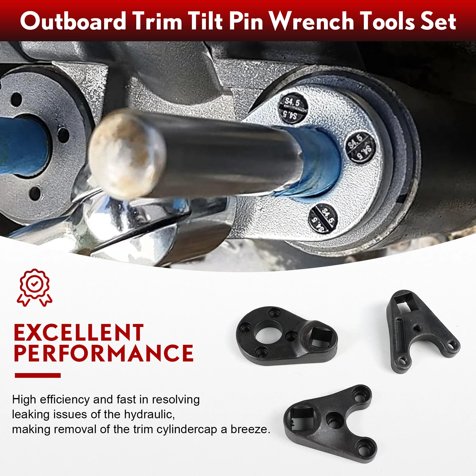 RiskTaker MT0004 MT0006 MT0009 アウトボードトリムチルトピンレンチツールセット ヤマハ・スズキ全シースター油圧エンドキャップ対応