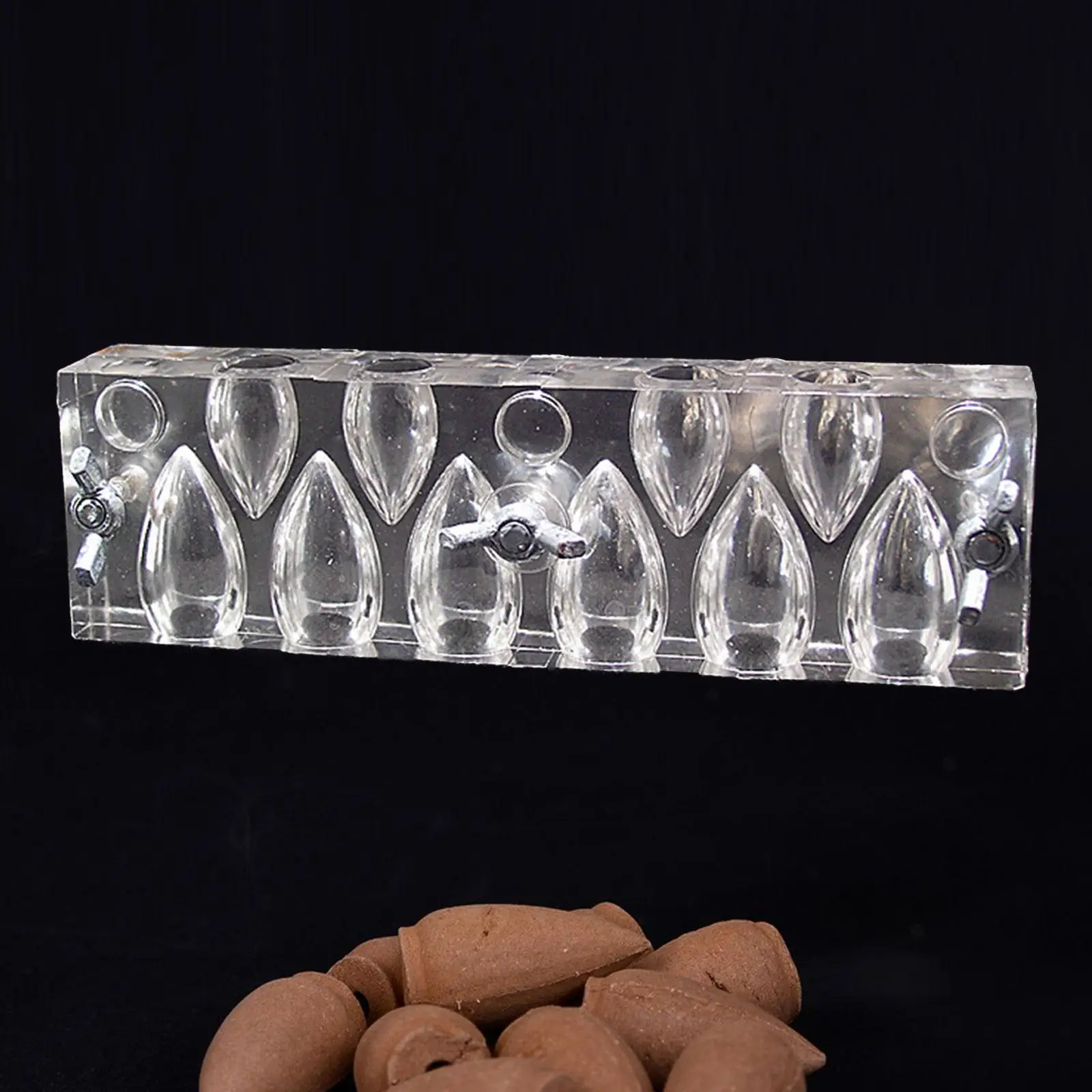 

Форма для изготовления конусов для благовоний из акрила, инструмент для создания ароматических конусов, креативные поделки, домашний СПА